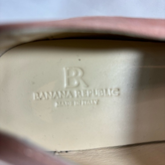 BANANA REPUBLIC Sz 7.5 Slip On Square Toe Suede Made in Italy Loafers NEW W/ TAG - Picture 5 of 9